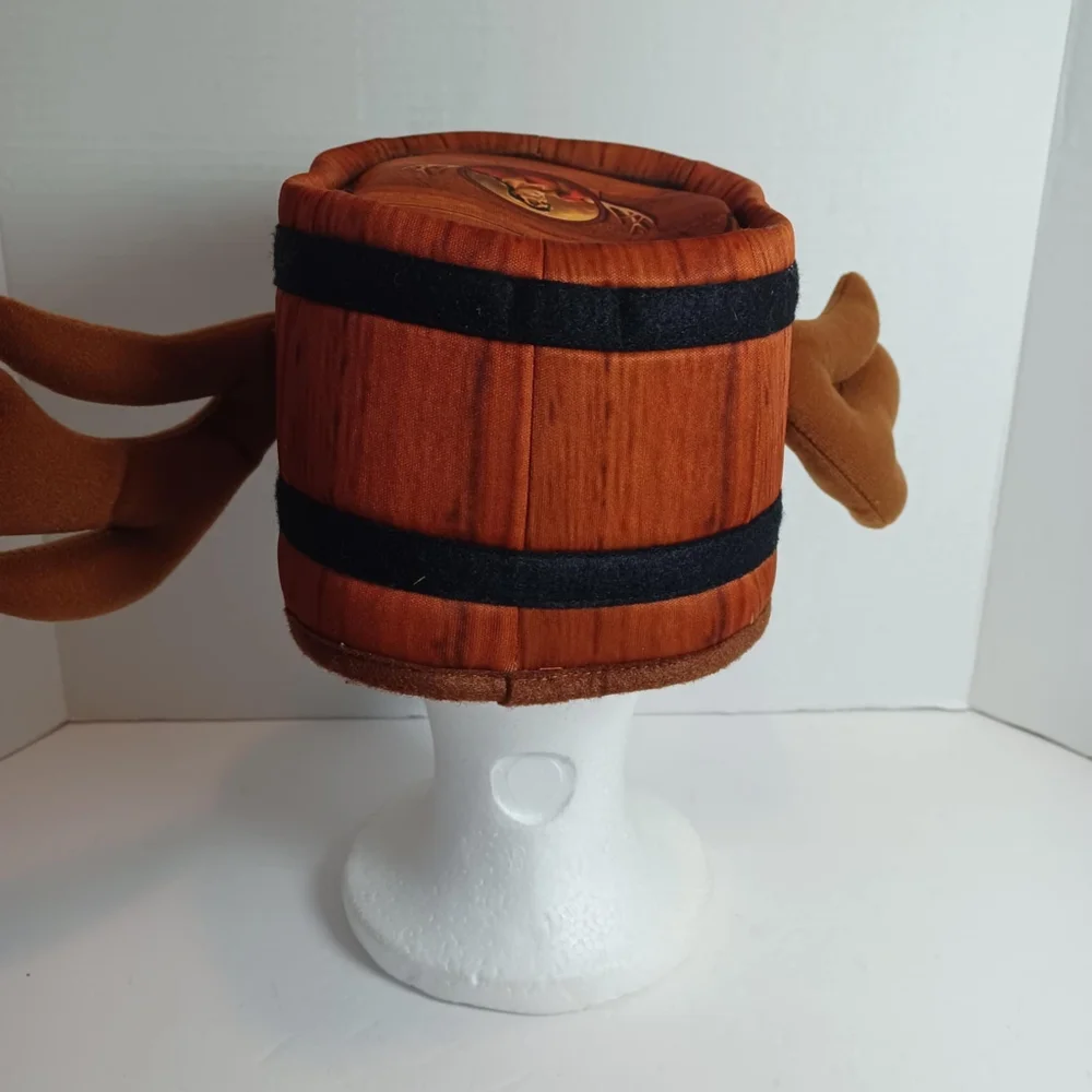 Walt Disney Parks Gastons Tavern Barrel Keg Hat Antlers Ears Magic Kingdom Moose